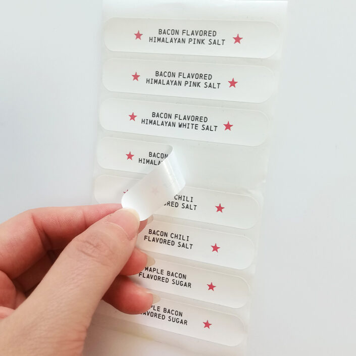 Custom Repositionable Sticker Labels