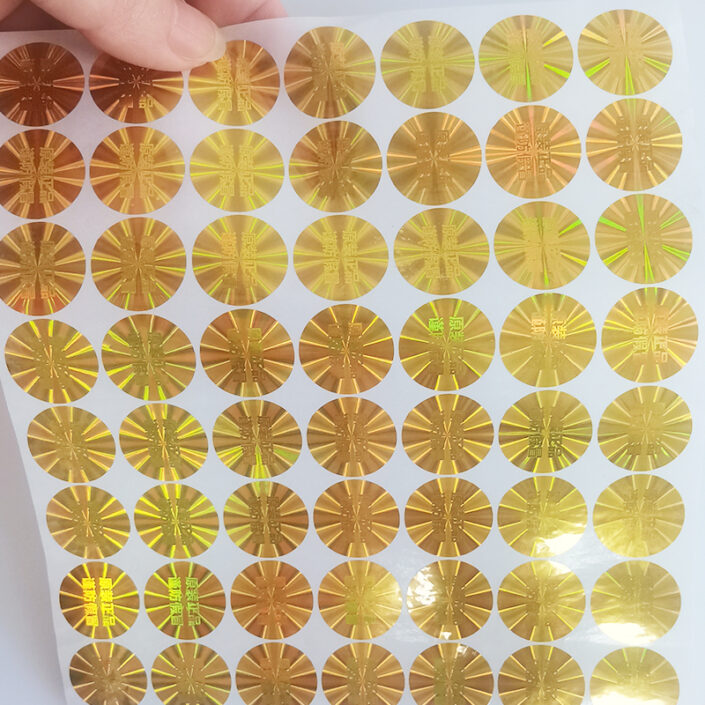 anti counterfeit holographic stickers